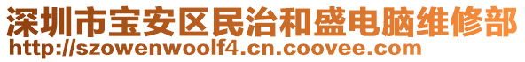 深圳市寶安區(qū)民治和盛電腦維修部