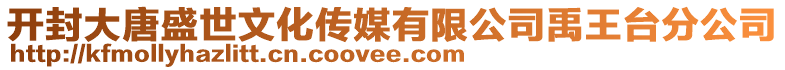 開封大唐盛世文化傳媒有限公司禹王臺分公司