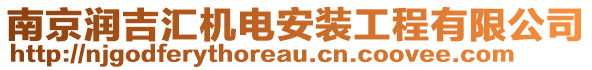 南京潤吉匯機電安裝工程有限公司