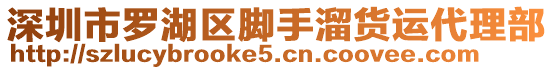 深圳市羅湖區(qū)腳手溜貨運代理部