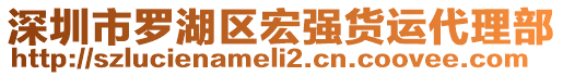 深圳市羅湖區(qū)宏強(qiáng)貨運(yùn)代理部