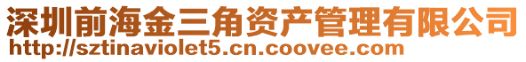 深圳前海金三角資產管理有限公司