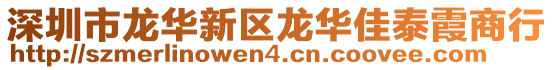 深圳市龙华新区龙华佳泰霞商行