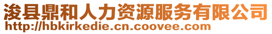 浚縣鼎和人力資源服務(wù)有限公司