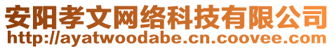 安陽孝文網(wǎng)絡(luò)科技有限公司