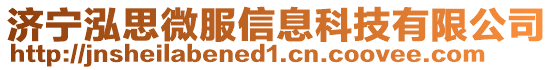 濟(jì)寧泓思微服信息科技有限公司