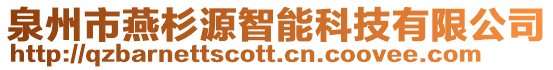 泉州市燕杉源智能科技有限公司