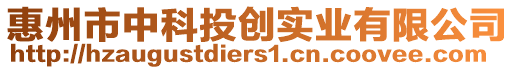 惠州市中科投創(chuàng)實(shí)業(yè)有限公司