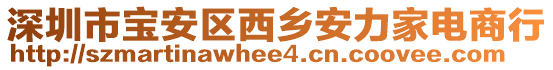 深圳市寶安區(qū)西鄉(xiāng)安力家電商行