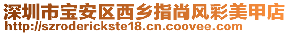 深圳市寶安區(qū)西鄉(xiāng)指尚風(fēng)彩美甲店