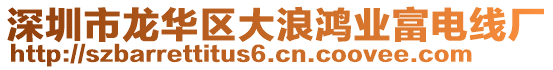 深圳市龍華區(qū)大浪鴻業(yè)富電線廠