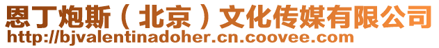 恩丁炮斯（北京）文化傳媒有限公司