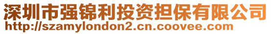 深圳市強(qiáng)錦利投資擔(dān)保有限公司