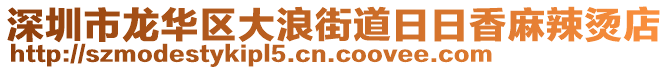 深圳市龍華區(qū)大浪街道日日香麻辣燙店