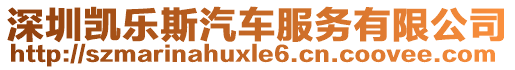 深圳凱樂斯汽車服務(wù)有限公司