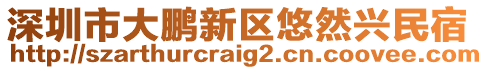 深圳市大鵬新區(qū)悠然興民宿