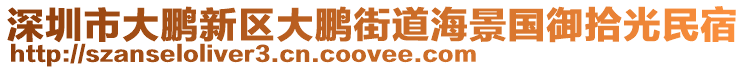 深圳市大鵬新區(qū)大鵬街道海景國(guó)御拾光民宿