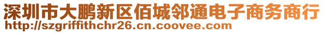 深圳市大鵬新區(qū)佰城鄰?fù)娮由虅?wù)商行