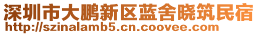 深圳市大鵬新區(qū)藍(lán)舍曉筑民宿