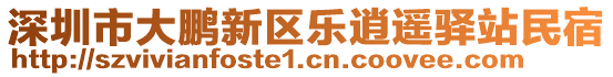 深圳市大鵬新區(qū)樂(lè)逍遙驛站民宿