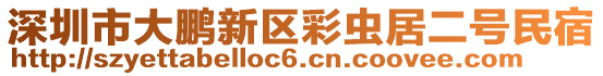 深圳市大鵬新區(qū)彩蟲居二號民宿