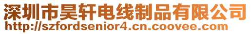 深圳市昊軒電線制品有限公司