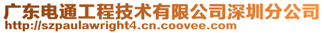 廣東電通工程技術(shù)有限公司深圳分公司