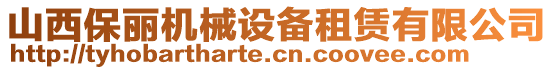 山西保麗機(jī)械設(shè)備租賃有限公司