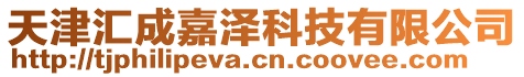 天津匯成嘉澤科技有限公司