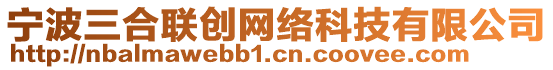 寧波三合聯(lián)創(chuàng)網(wǎng)絡(luò)科技有限公司