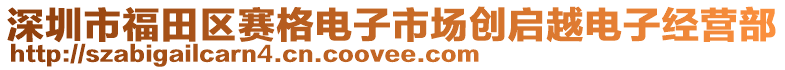 深圳市福田区赛格电子市场创启越电子经营部