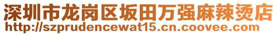 深圳市龍崗區(qū)坂田萬強麻辣燙店