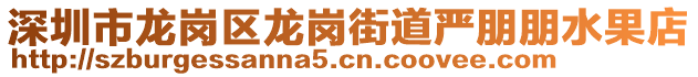 深圳市龍崗區(qū)龍崗街道嚴(yán)朋朋水果店