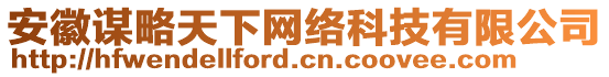 安徽謀略天下網(wǎng)絡(luò)科技有限公司