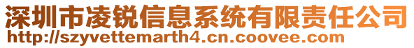 深圳市凌銳信息系統(tǒng)有限責(zé)任公司