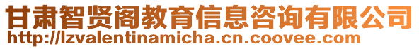 甘肅智賢閣教育信息咨詢有限公司