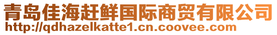 青島佳海趕鮮國(guó)際商貿(mào)有限公司