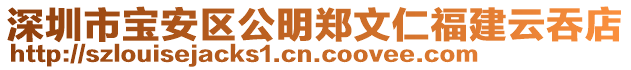 深圳市寶安區(qū)公明鄭文仁福建云吞店