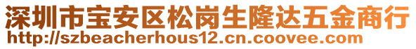 深圳市寶安區(qū)松崗生隆達五金商行