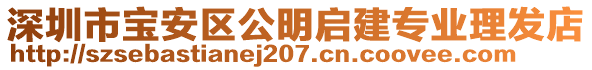 深圳市宝安区公明启建专业理发店