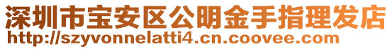 深圳市寶安區(qū)公明金手指理發(fā)店