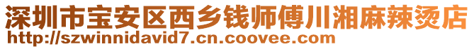 深圳市寶安區(qū)西鄉(xiāng)錢師傅川湘麻辣燙店