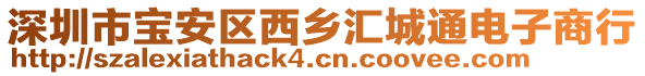 深圳市寶安區(qū)西鄉(xiāng)匯城通電子商行