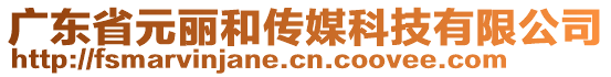 廣東省元麗和傳媒科技有限公司