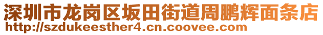 深圳市龍崗區(qū)坂田街道周鵬輝面條店