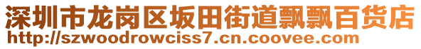 深圳市龍崗區(qū)坂田街道飄飄百貨店