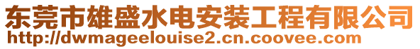 東莞市雄盛水電安裝工程有限公司