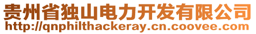 貴州省獨(dú)山電力開發(fā)有限公司