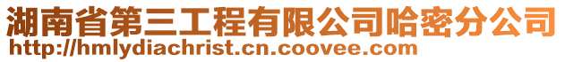 湖南省第三工程有限公司哈密分公司