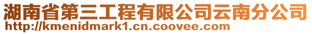 湖南省第三工程有限公司云南分公司